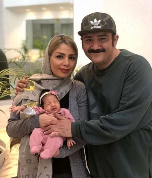 مهران غفوریان و همسرش