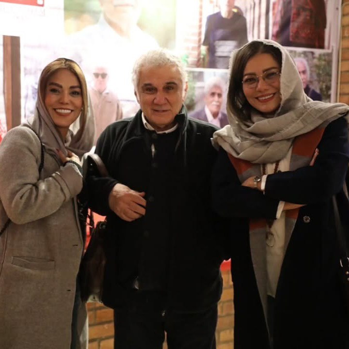 مهدی هاشمی همراه با همسر دومش